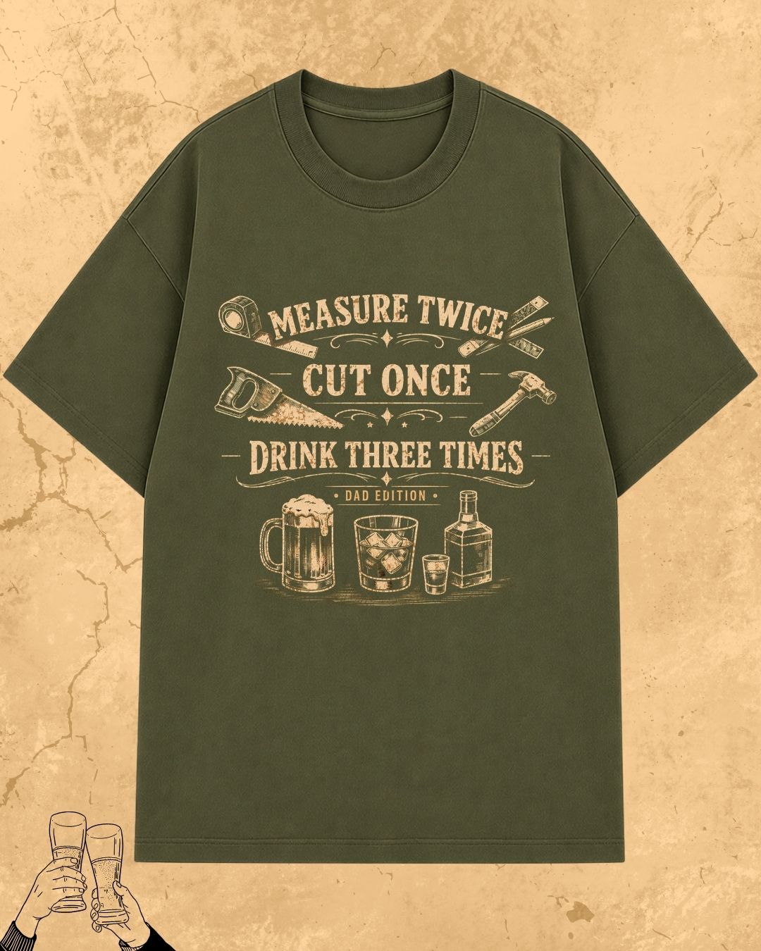 Beer Bond Statement Cotton T-Shirt