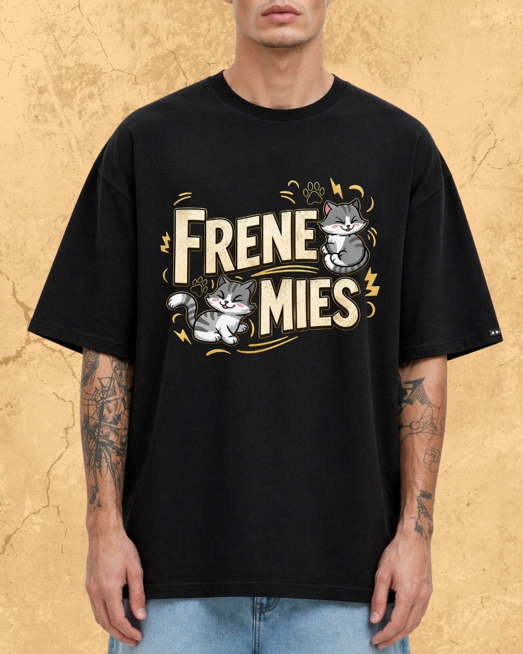 Meow Besties Cotton Tshirt