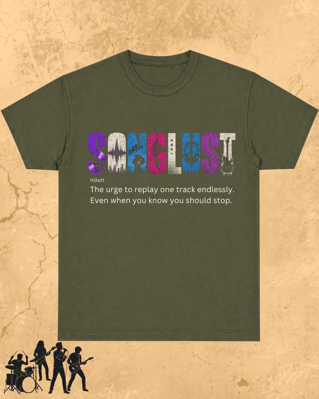 Hinglish Music Dictionary Cotton Tshirt