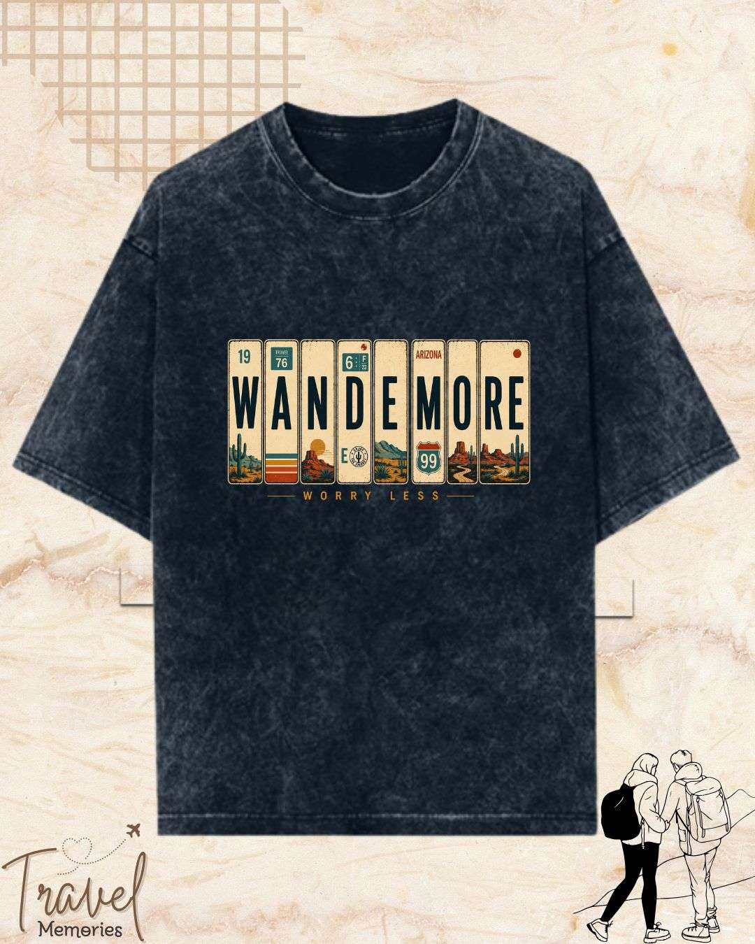 Roadtrip Travel Cotton Tshirt Billien LLC 