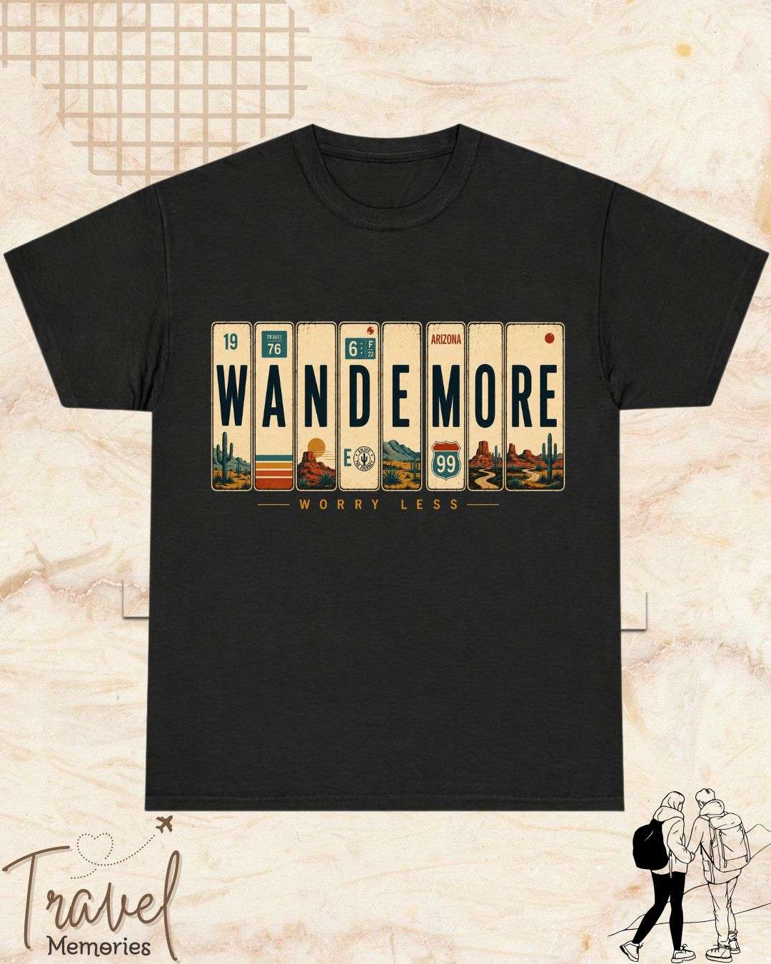 Roadtrip Travel Cotton Tshirt Billien LLC 