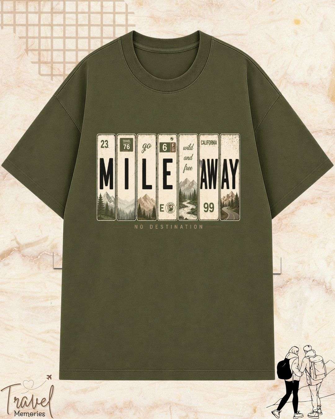 Roadtrip Travel Cotton Tshirt Billien LLC 