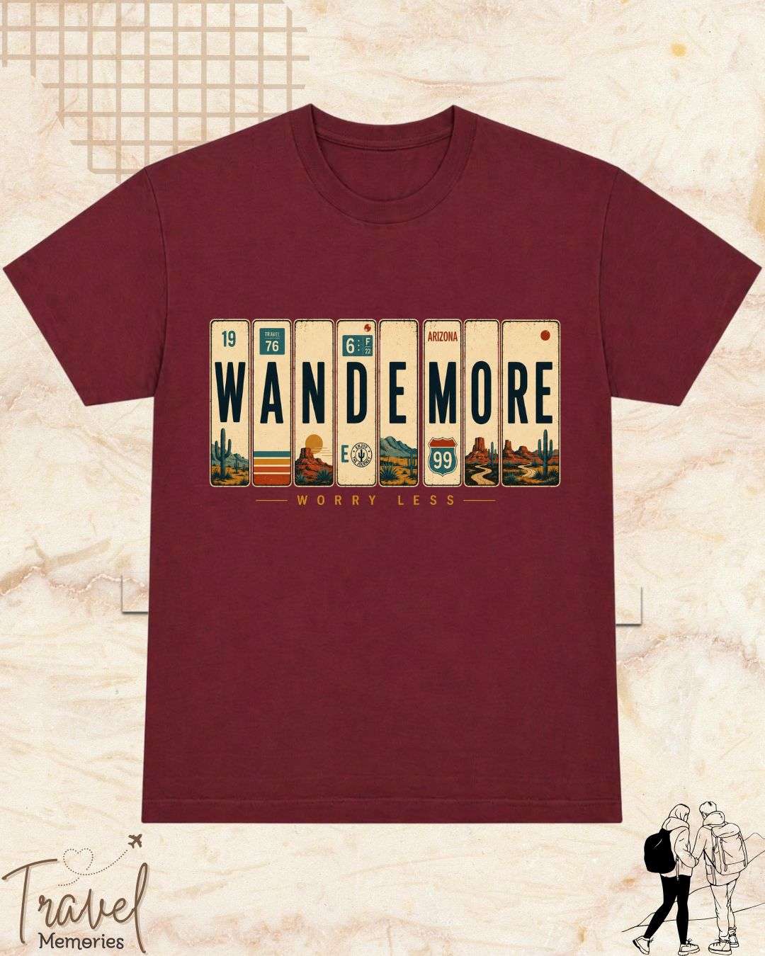 Roadtrip Travel Cotton Tshirt Billien LLC 