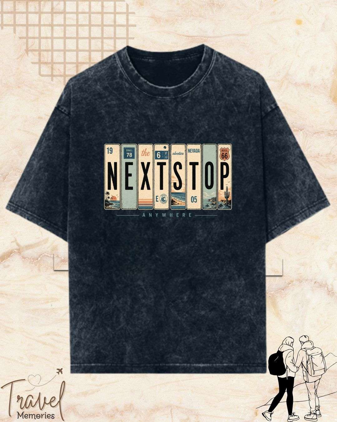 Roadtrip Travel Cotton Tshirt Billien LLC 