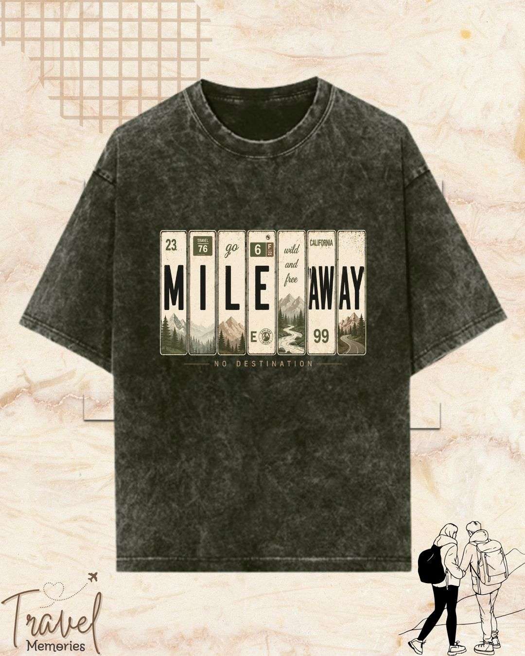 Roadtrip Travel Cotton Tshirt Billien LLC 