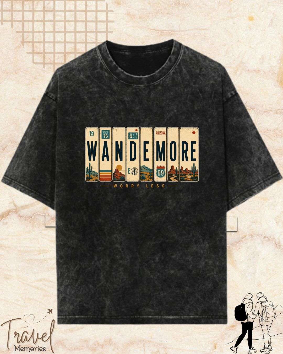 Roadtrip Travel Cotton Tshirt Billien LLC 