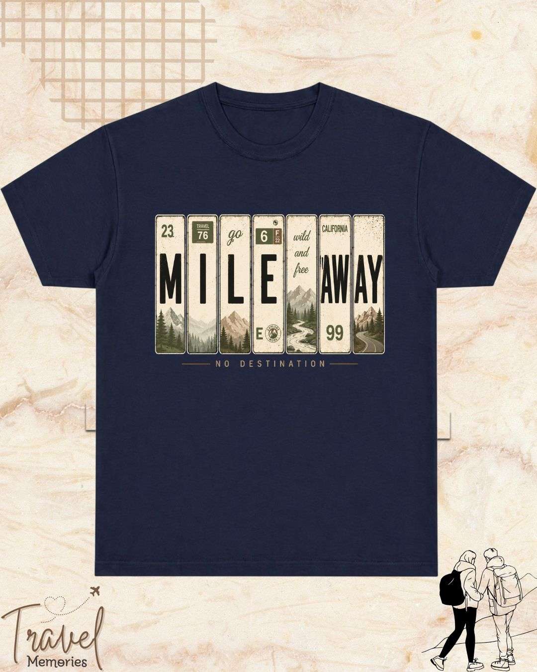 Roadtrip Travel Cotton Tshirt Billien LLC 