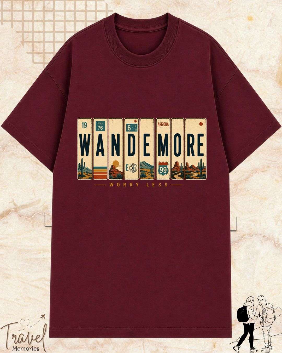 Roadtrip Travel Cotton Tshirt Swiftsoul 