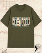 Roadtrip Travel Cotton Tshirt Swiftsoul 