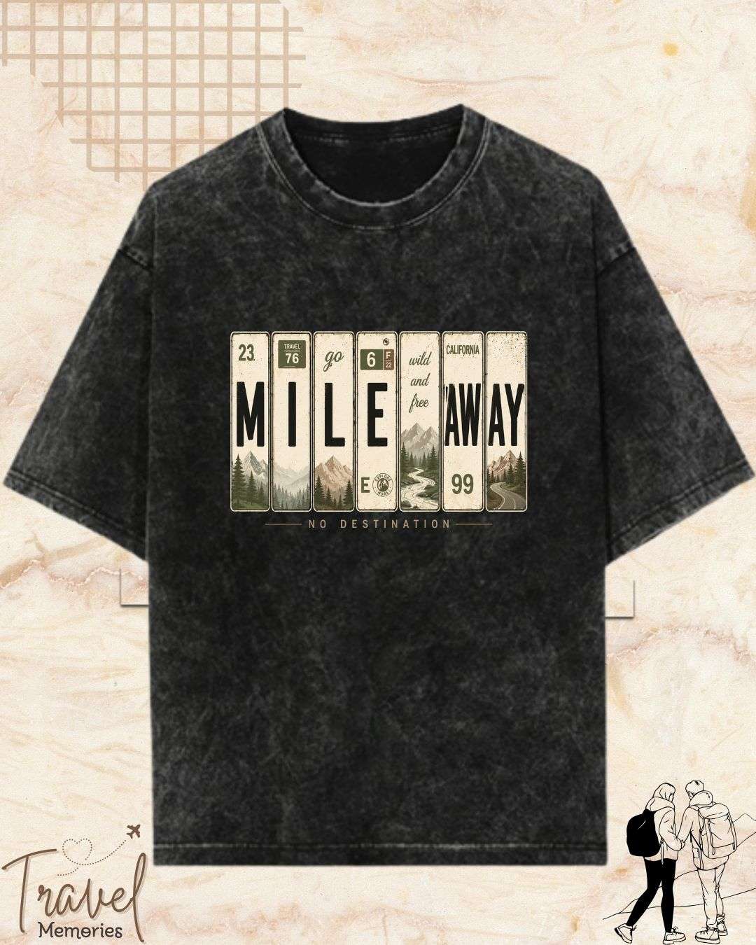 Roadtrip Travel Cotton Tshirt Swiftsoul 