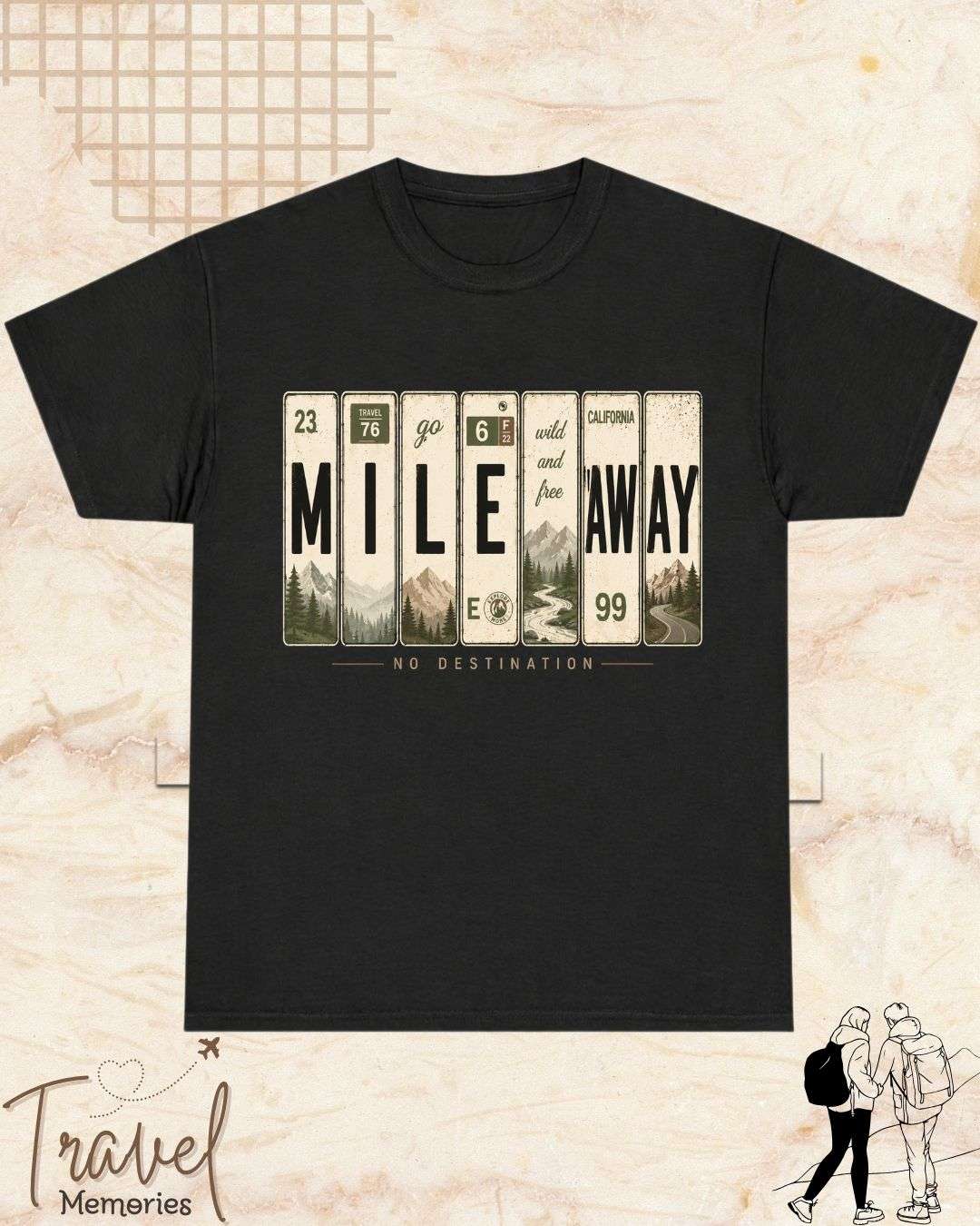 Roadtrip Travel Cotton Tshirt Swiftsoul 