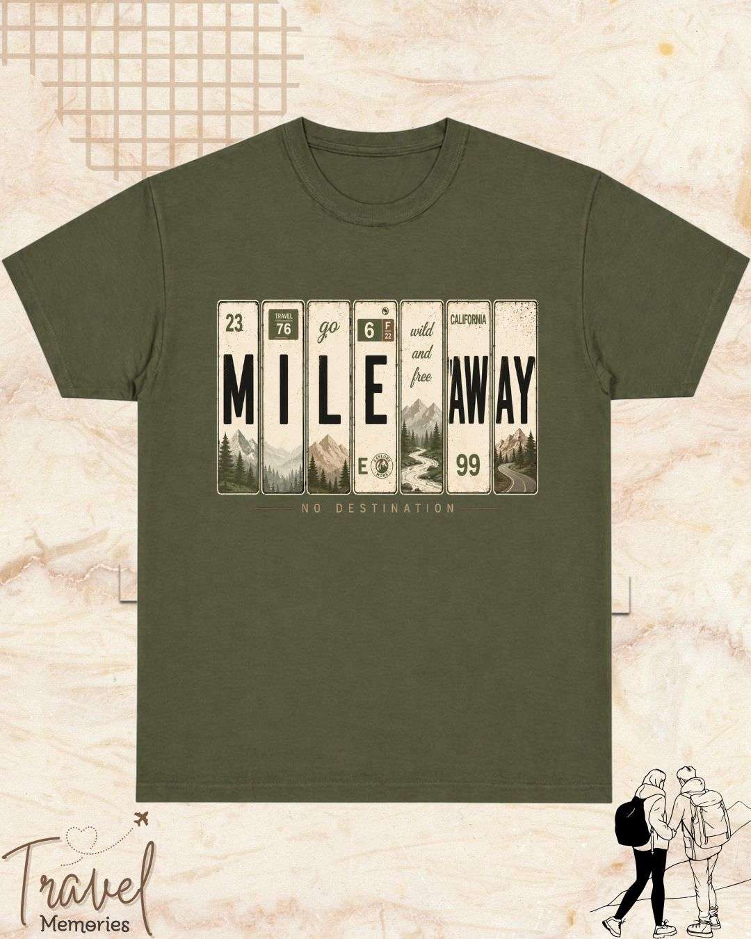 Roadtrip Travel Cotton Tshirt Swiftsoul 