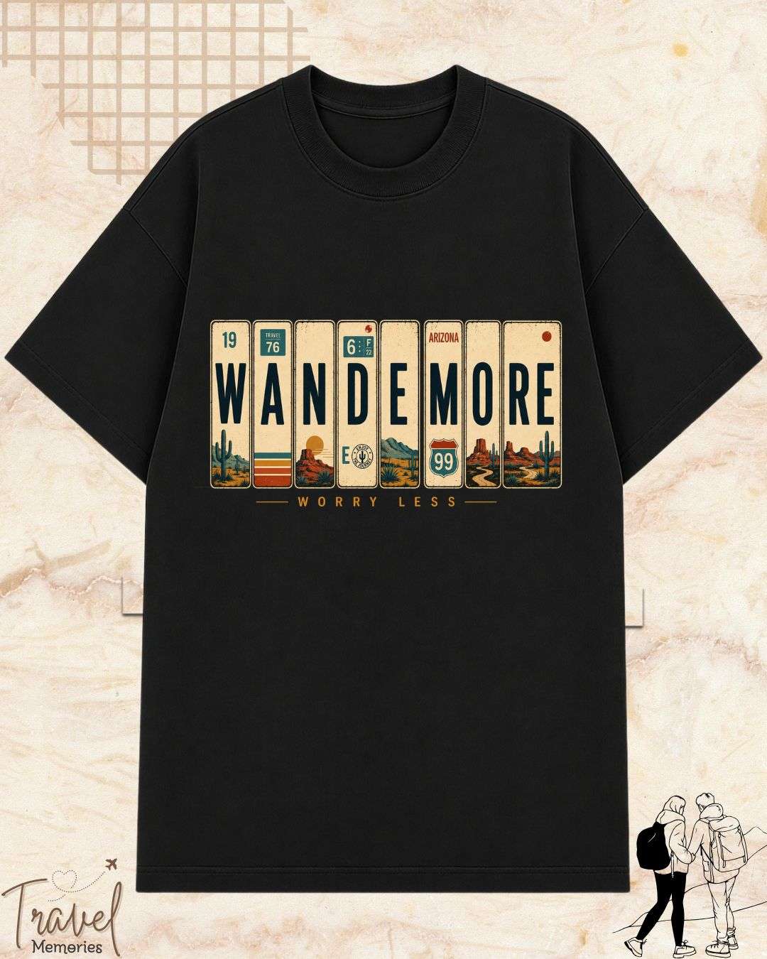 Roadtrip Travel Cotton Tshirt Swiftsoul 