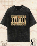 Roadtrip Travel Cotton Tshirt