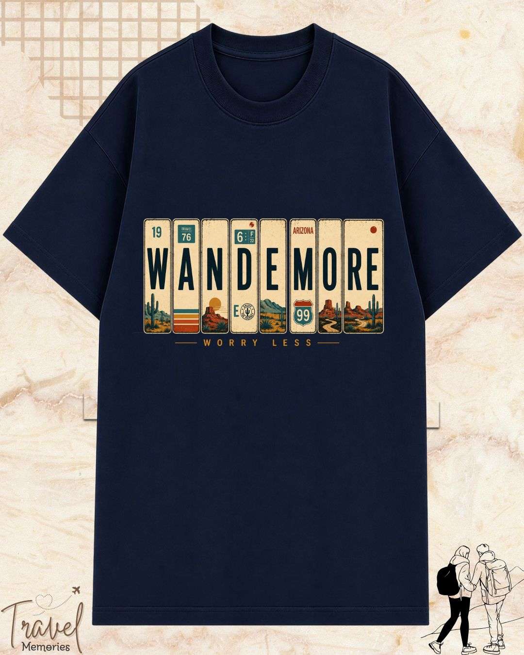 Roadtrip Travel Cotton Tshirt Swiftsoul 