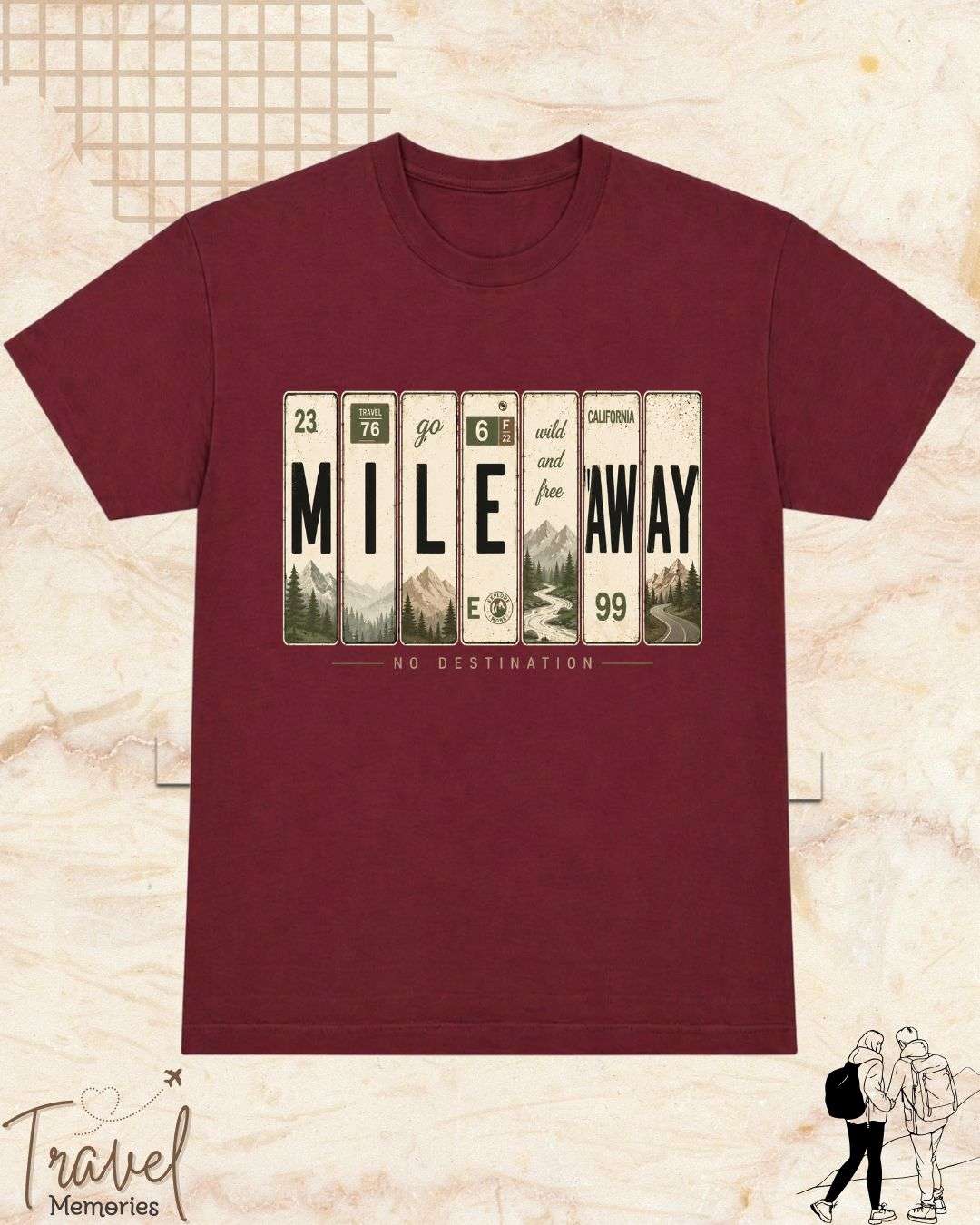 Roadtrip Travel Cotton Tshirt Swiftsoul 