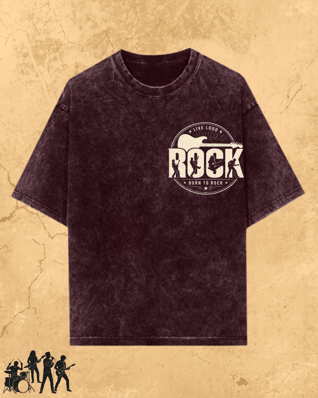 Rock Music Cotton Tshirt Billien LLC 