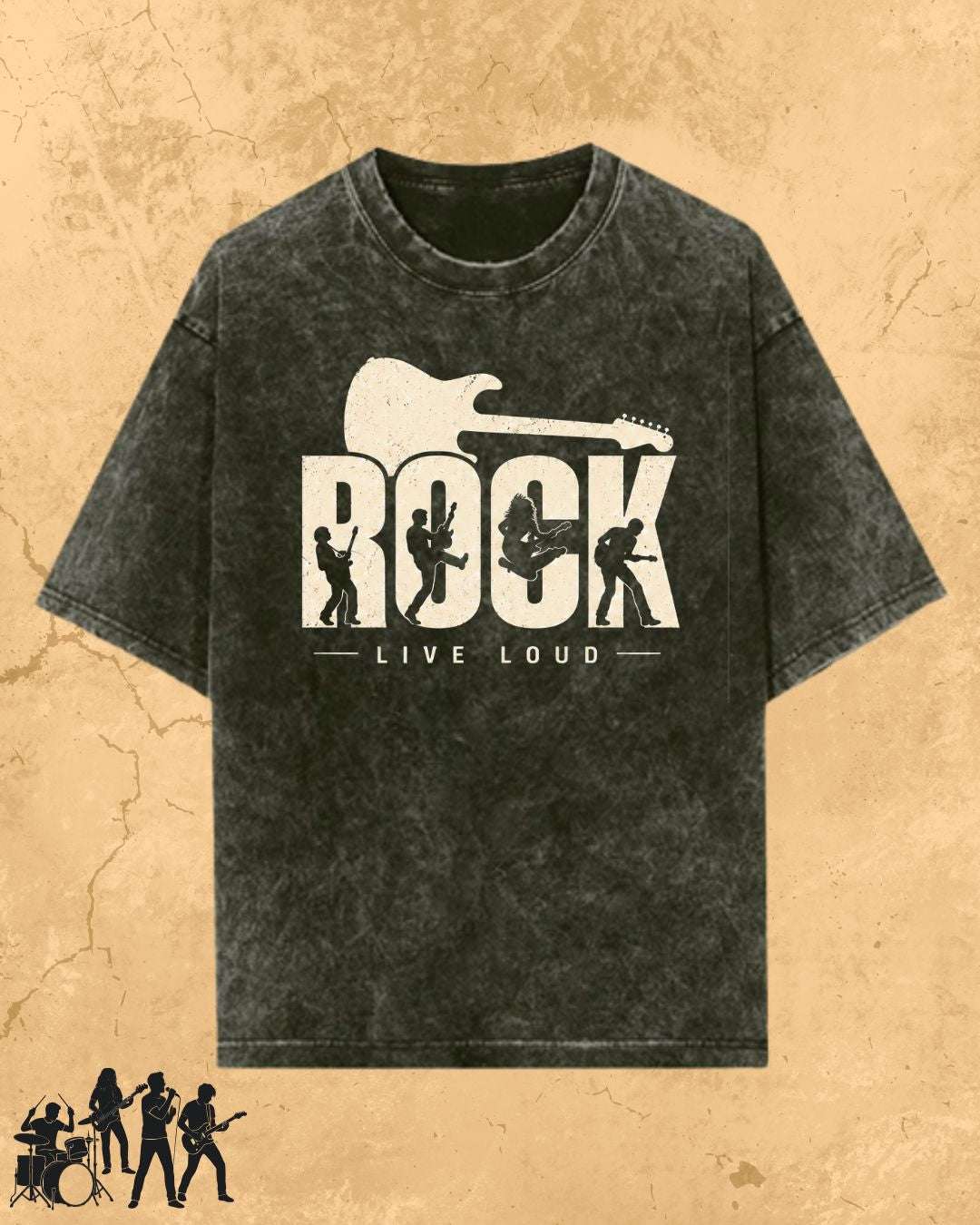 Rock Music Cotton Tshirt Billien LLC 