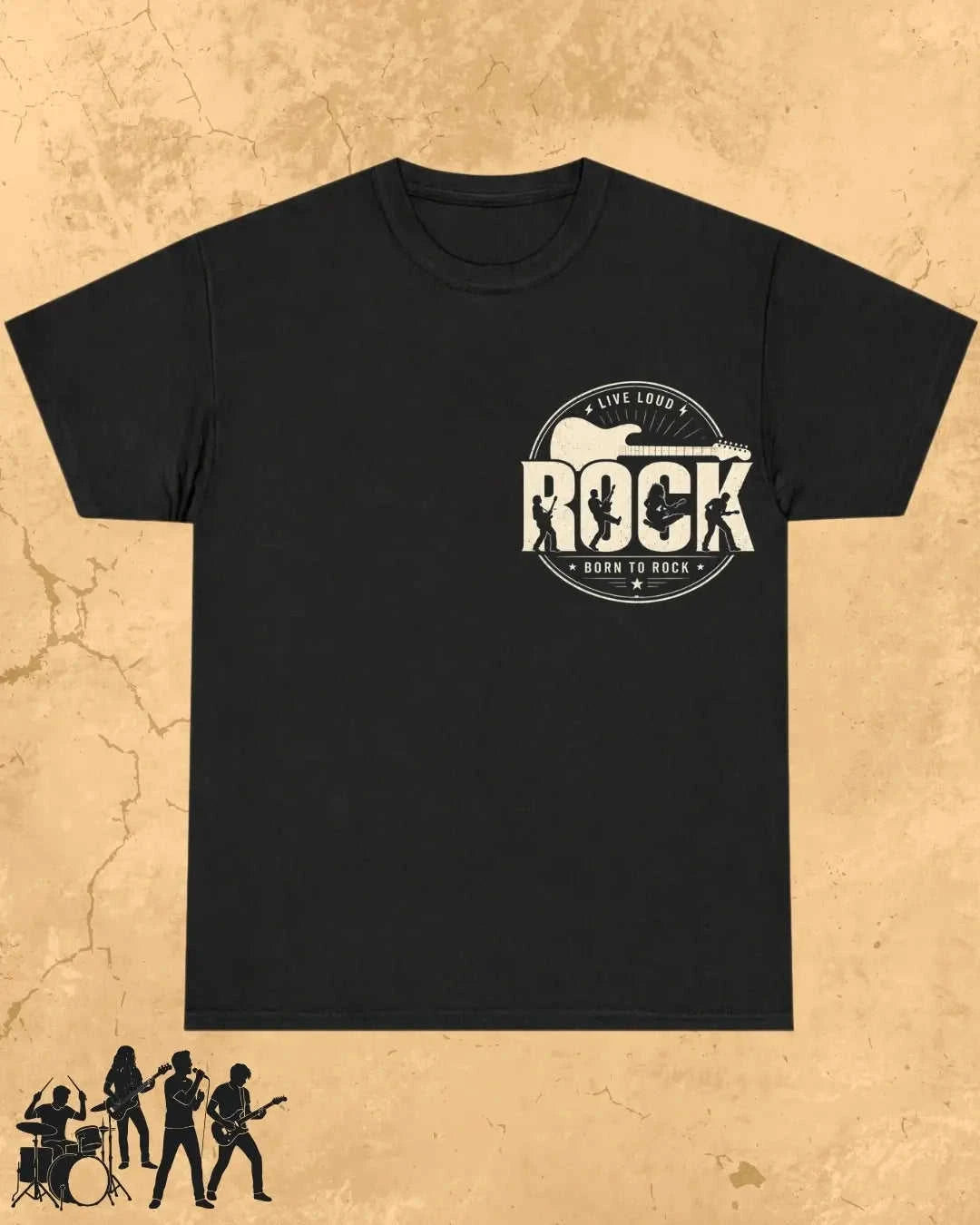 Rock Music Cotton Tshirt Swiftsoul