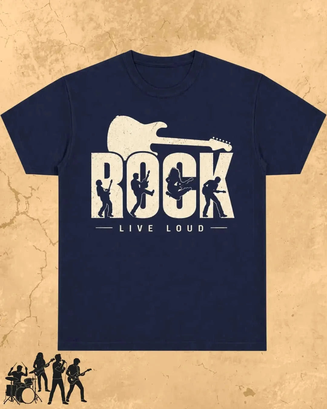 Rock Music Cotton Tshirt Swiftsoul