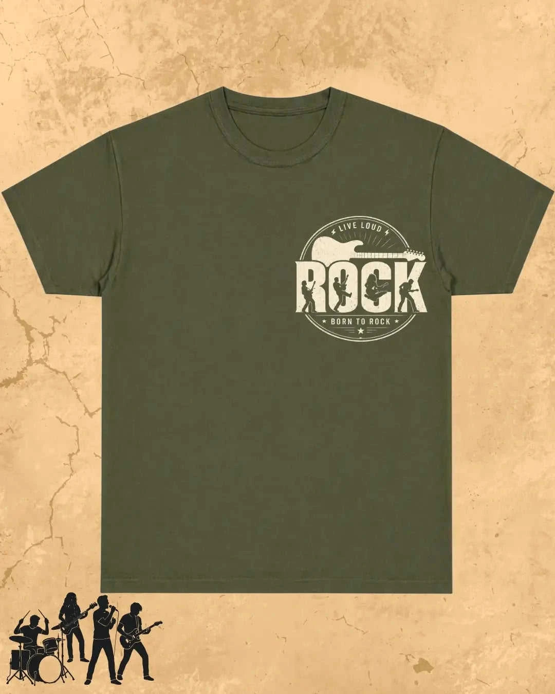 Rock Music Cotton Tshirt Swiftsoul