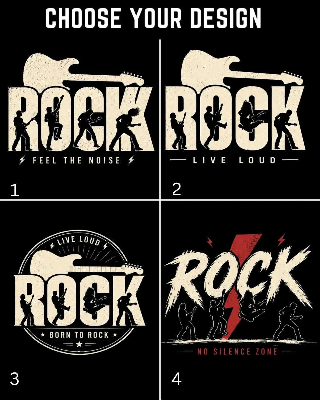Rock Music Cotton Tshirt Swiftsoul