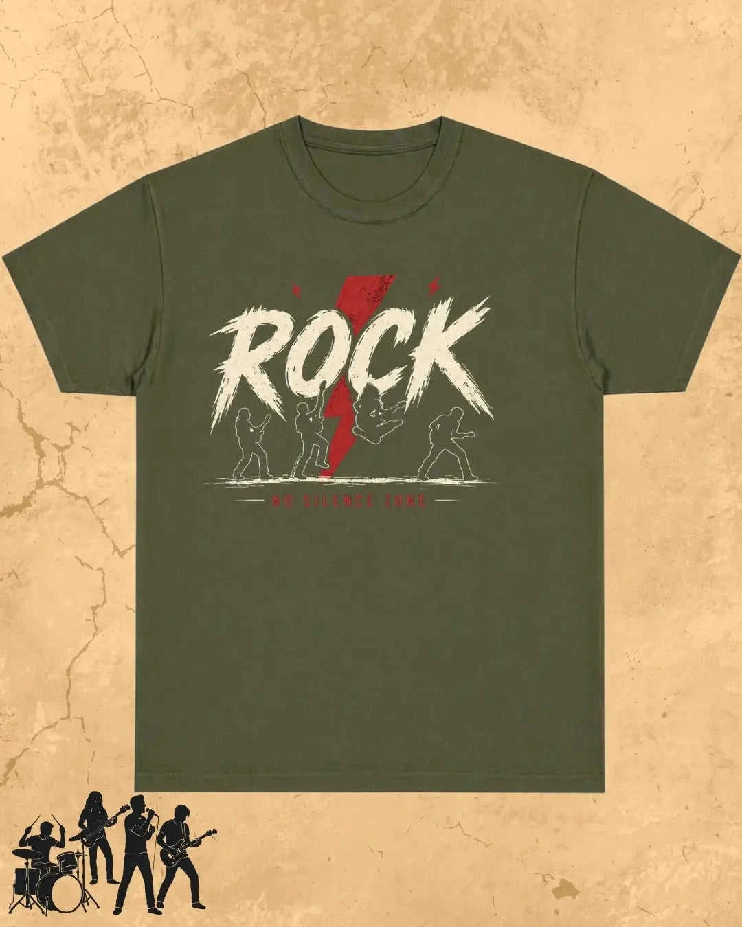 Rock Music Cotton Tshirt Swiftsoul