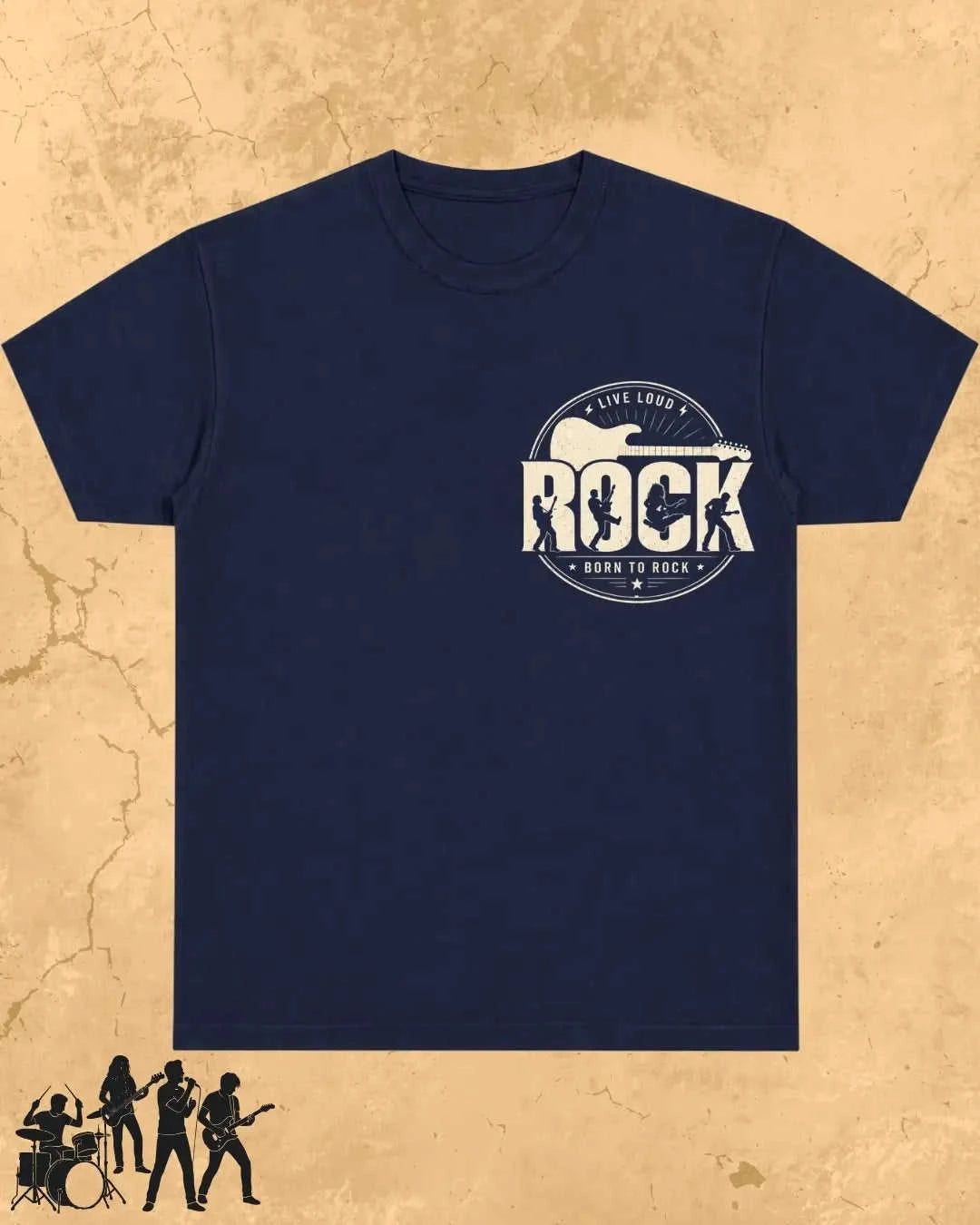 Rock Music Cotton Tshirt Swiftsoul