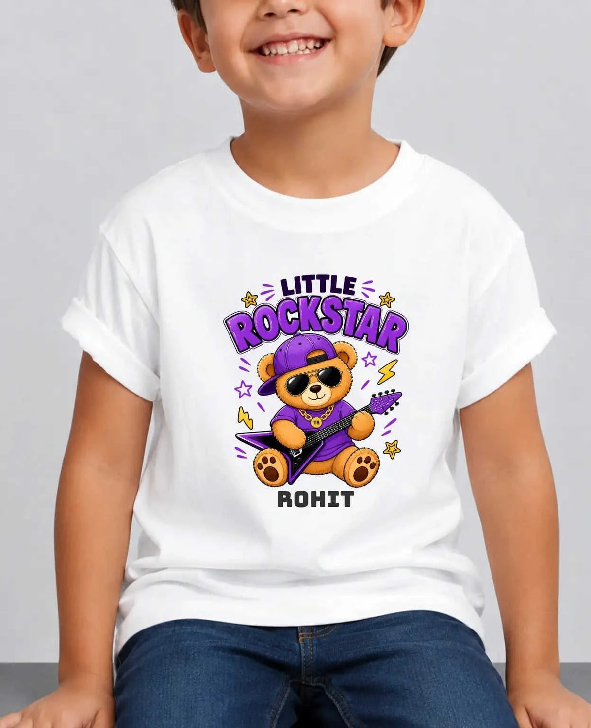 Rockstar Custom Kid Cotton Tshirt Swiftsoul
