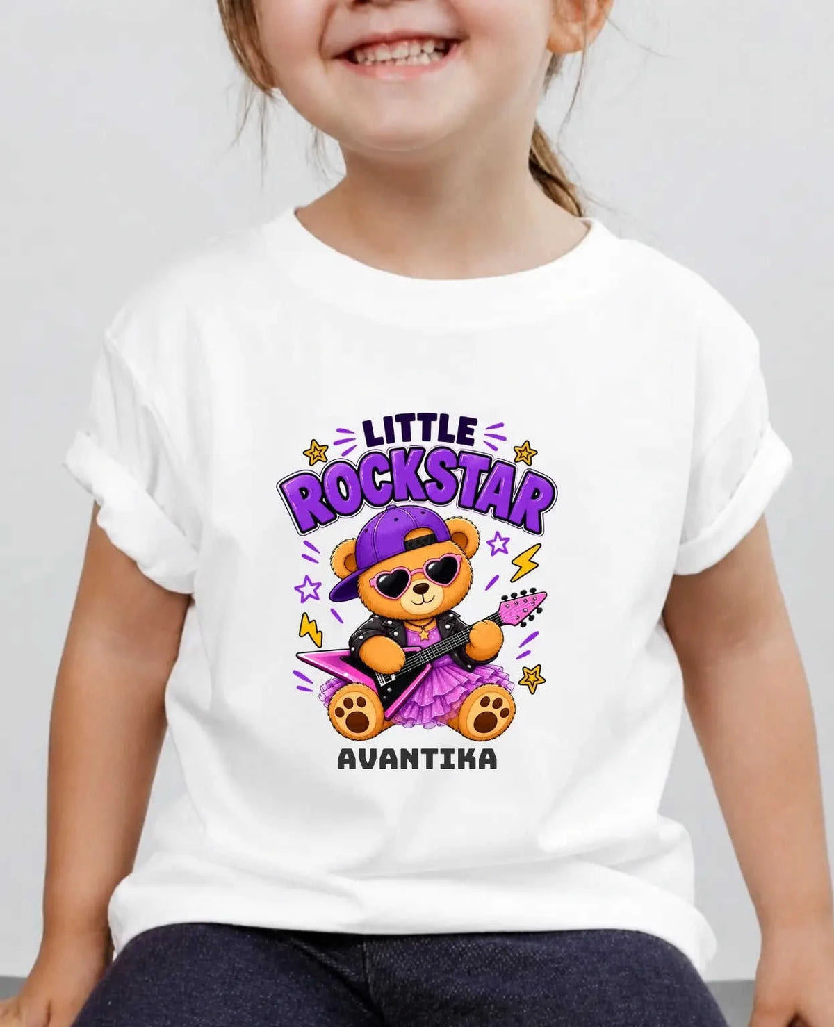 Rockstar Custom Kid Cotton Tshirt Swiftsoul