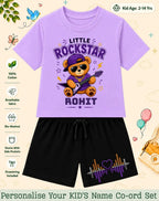 Rockstar Custom Kid's Co-ord Set Swiftsoul