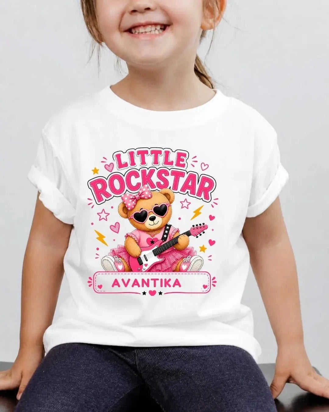 Rockstar Custom Kid's Cotton Tee Swiftsoul