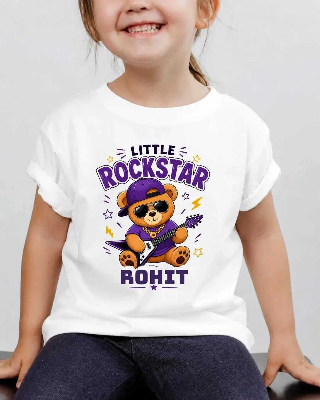 Rockstar Custom Kid's Cotton Tee Swiftsoul