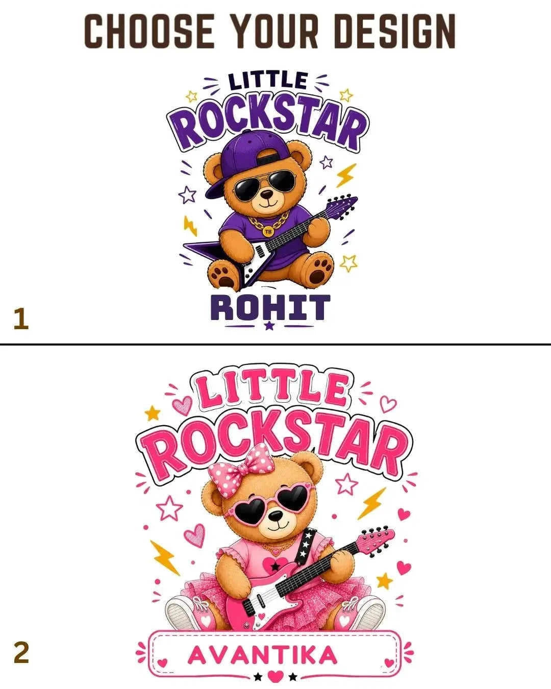 Rockstar Custom Kid's Cotton Tee Swiftsoul