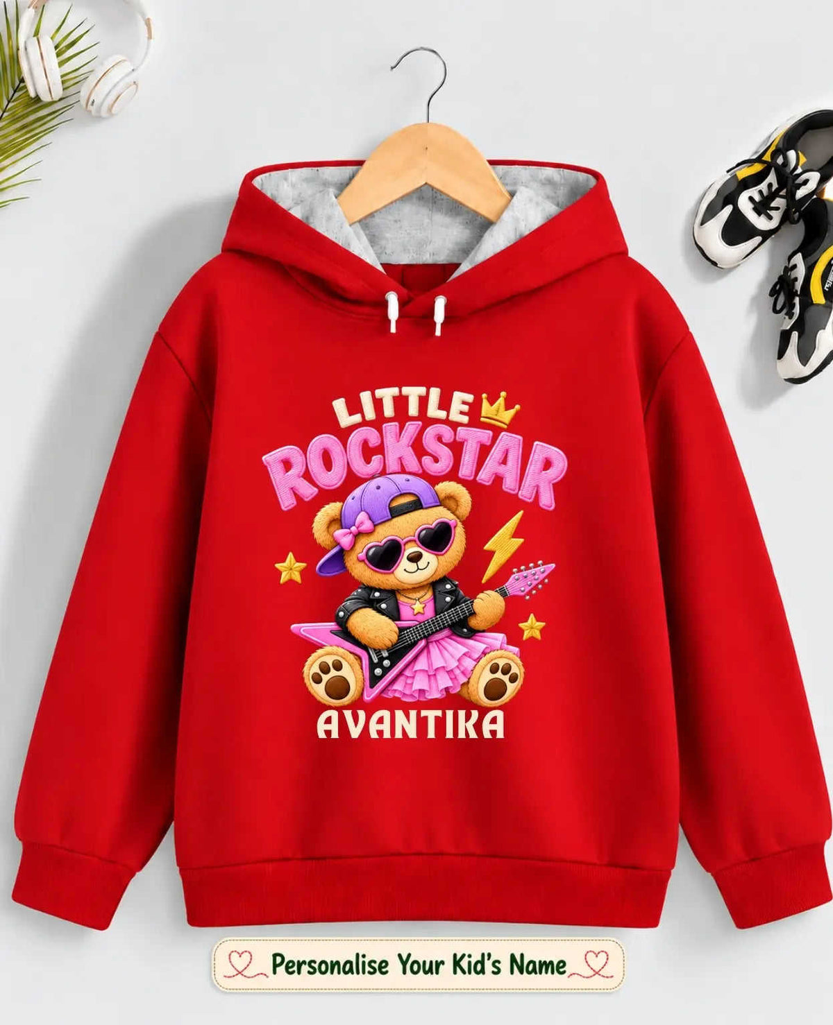 Rockstar Kid Cotton Tshirt & Hoodie Swiftsoul