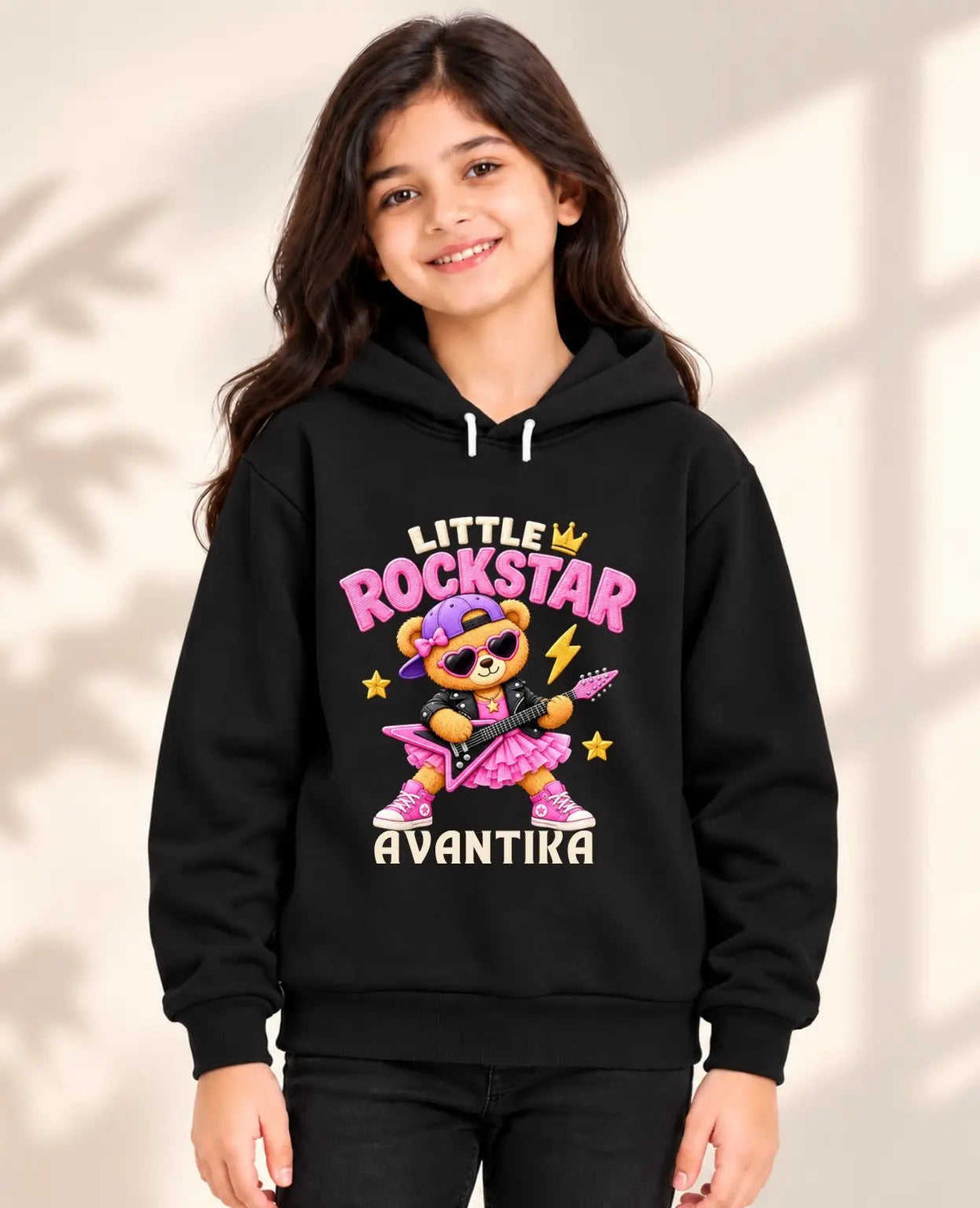 Rockstar Kid Cotton Tshirt & Hoodie Swiftsoul