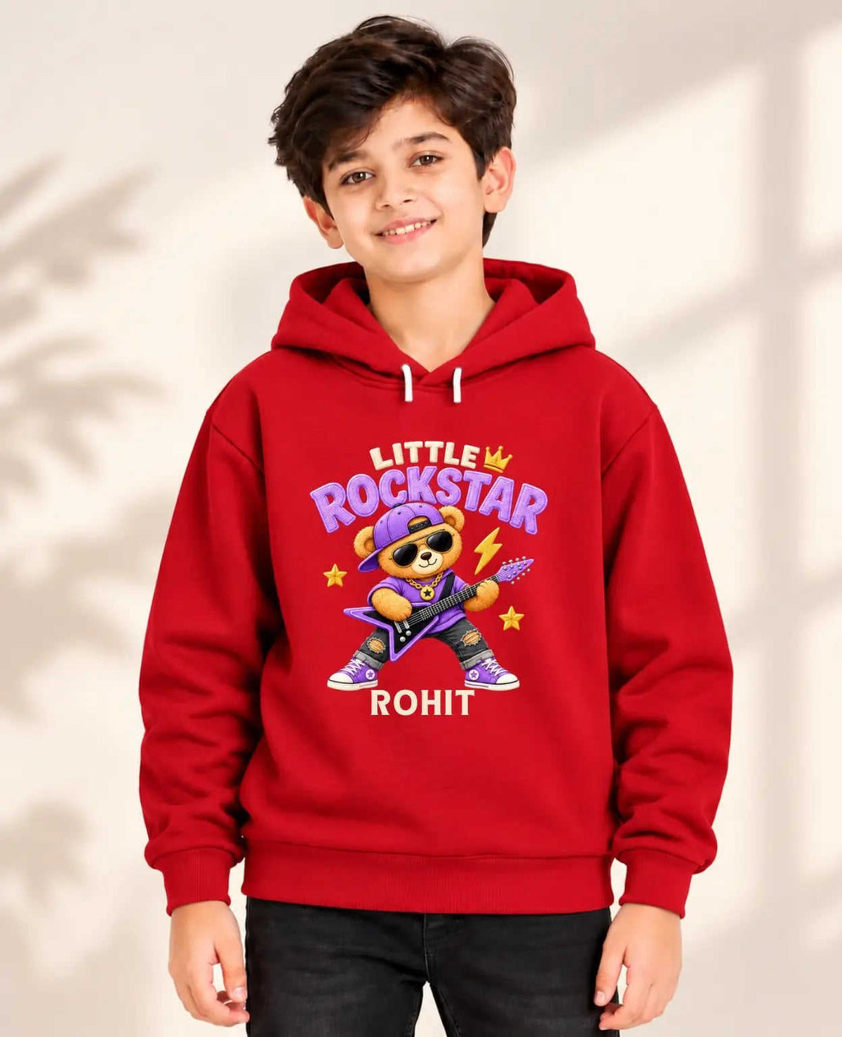 Rockstar Kid Cotton Tshirt & Hoodie Swiftsoul