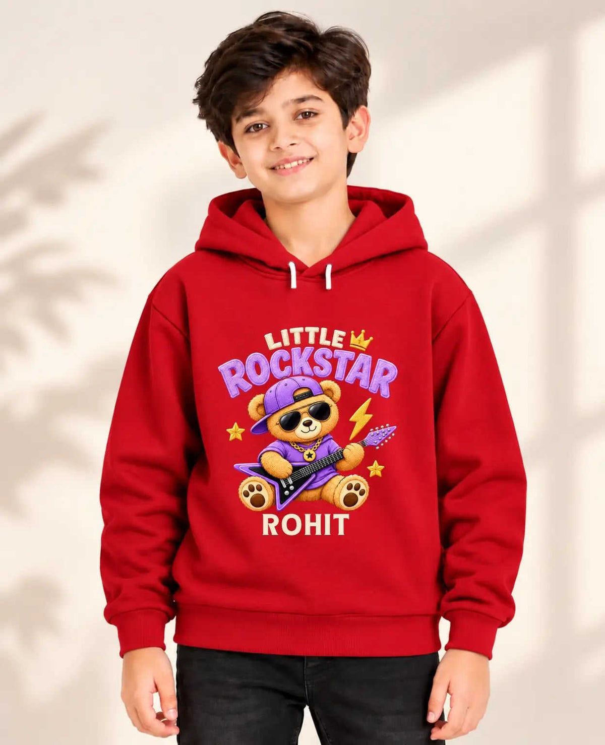 Rockstar Kid Cotton Tshirt & Hoodie Swiftsoul