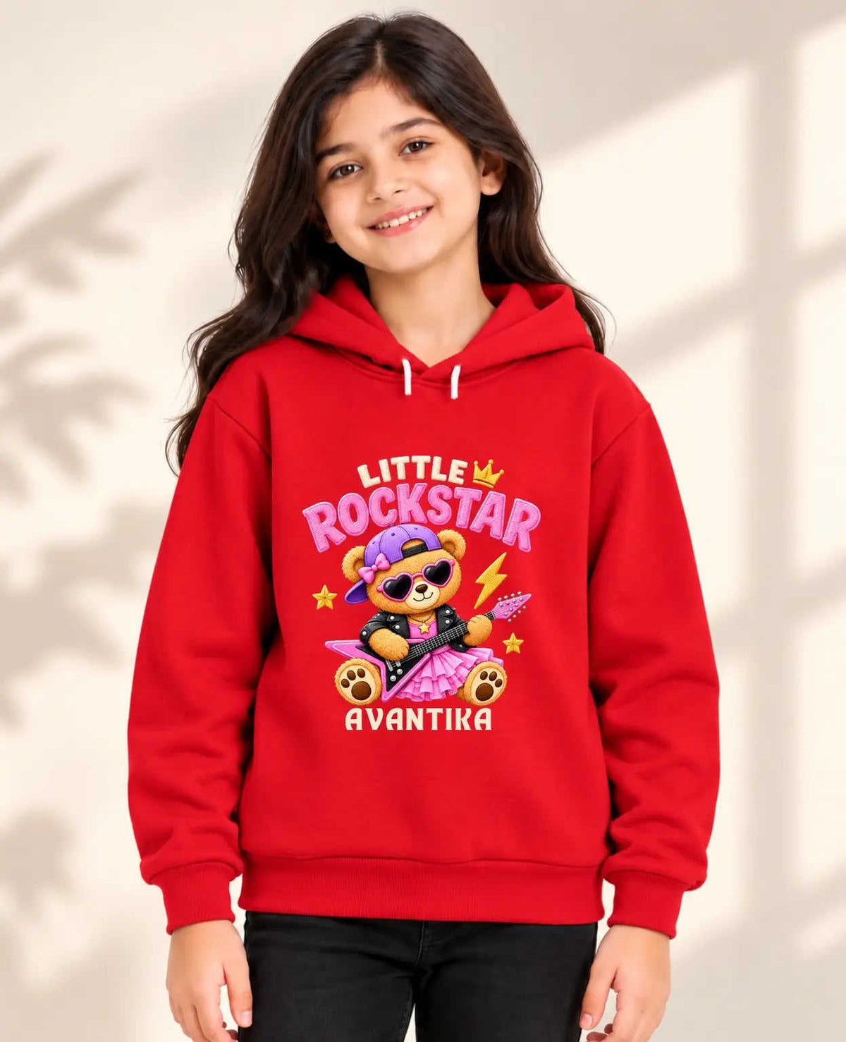 Rockstar Kid Cotton Tshirt & Hoodie Swiftsoul