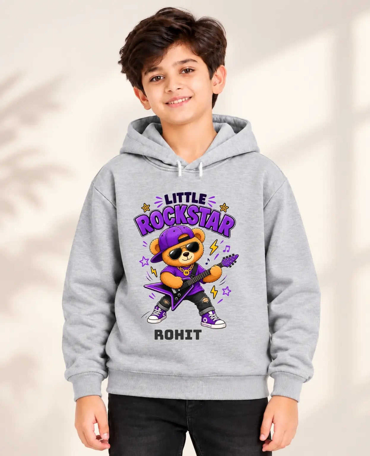Rockstar Kid Cotton Tshirt & Hoodie Swiftsoul