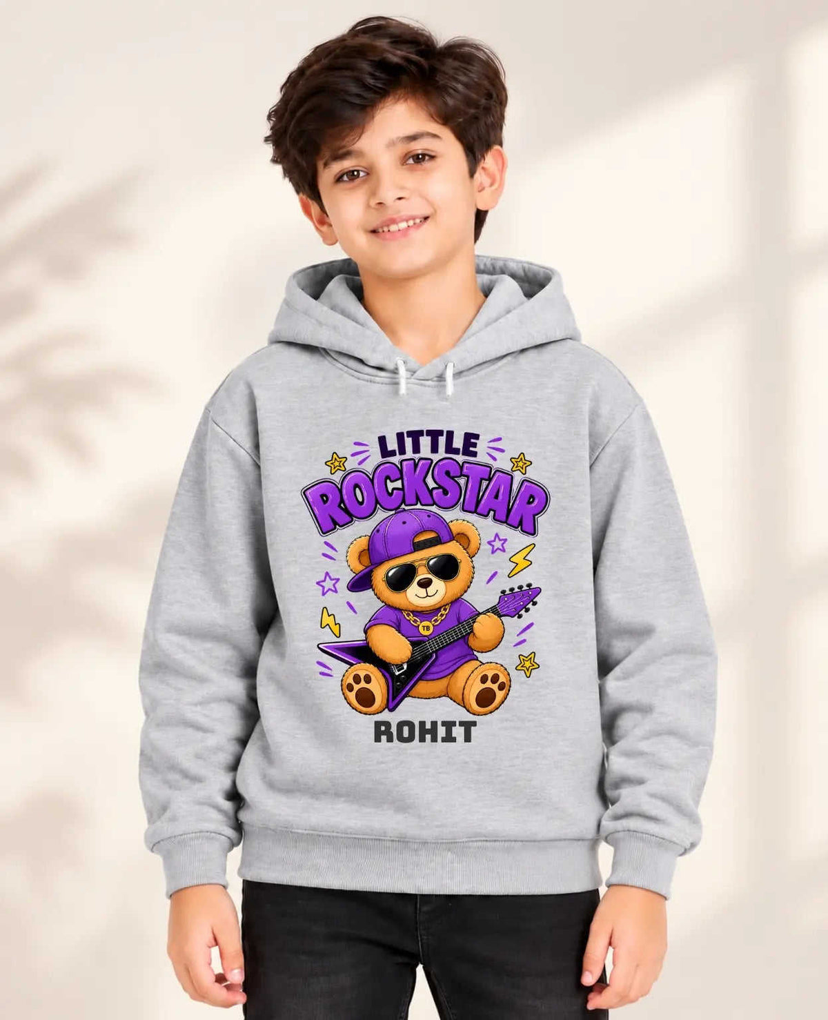 Rockstar Kid Cotton Tshirt & Hoodie Swiftsoul