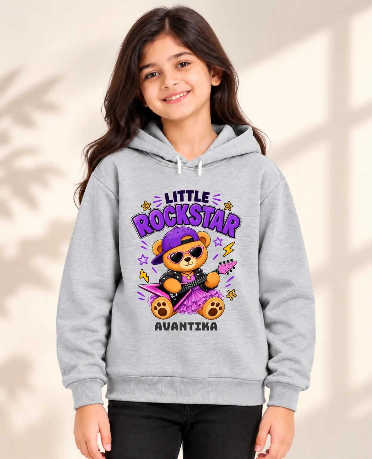 Rockstar Kid Cotton Tshirt & Hoodie Swiftsoul