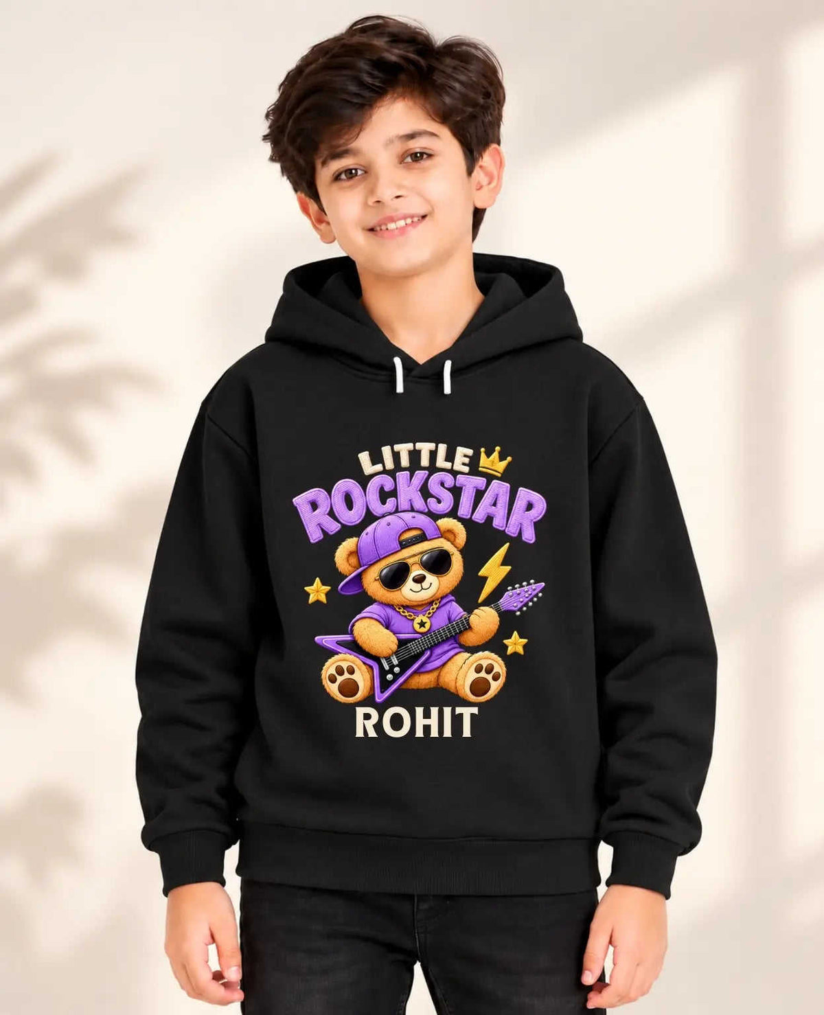 Rockstar Kid Cotton Tshirt & Hoodie Swiftsoul