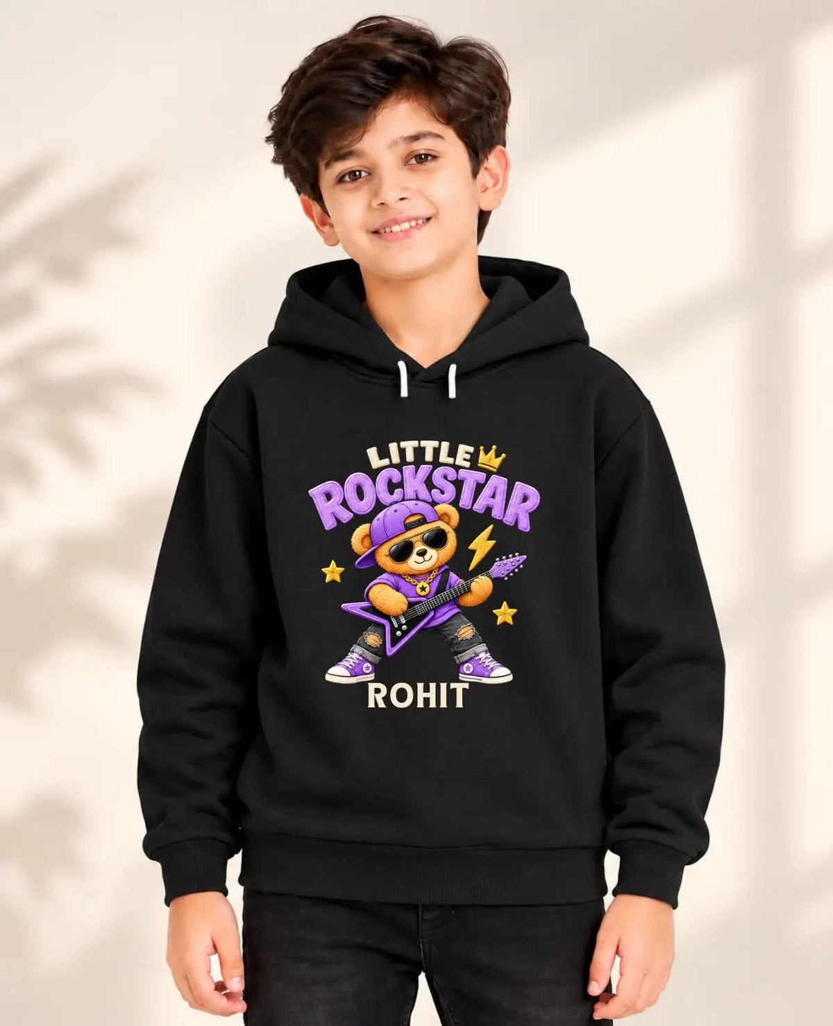 Rockstar Kid Cotton Tshirt & Hoodie Swiftsoul