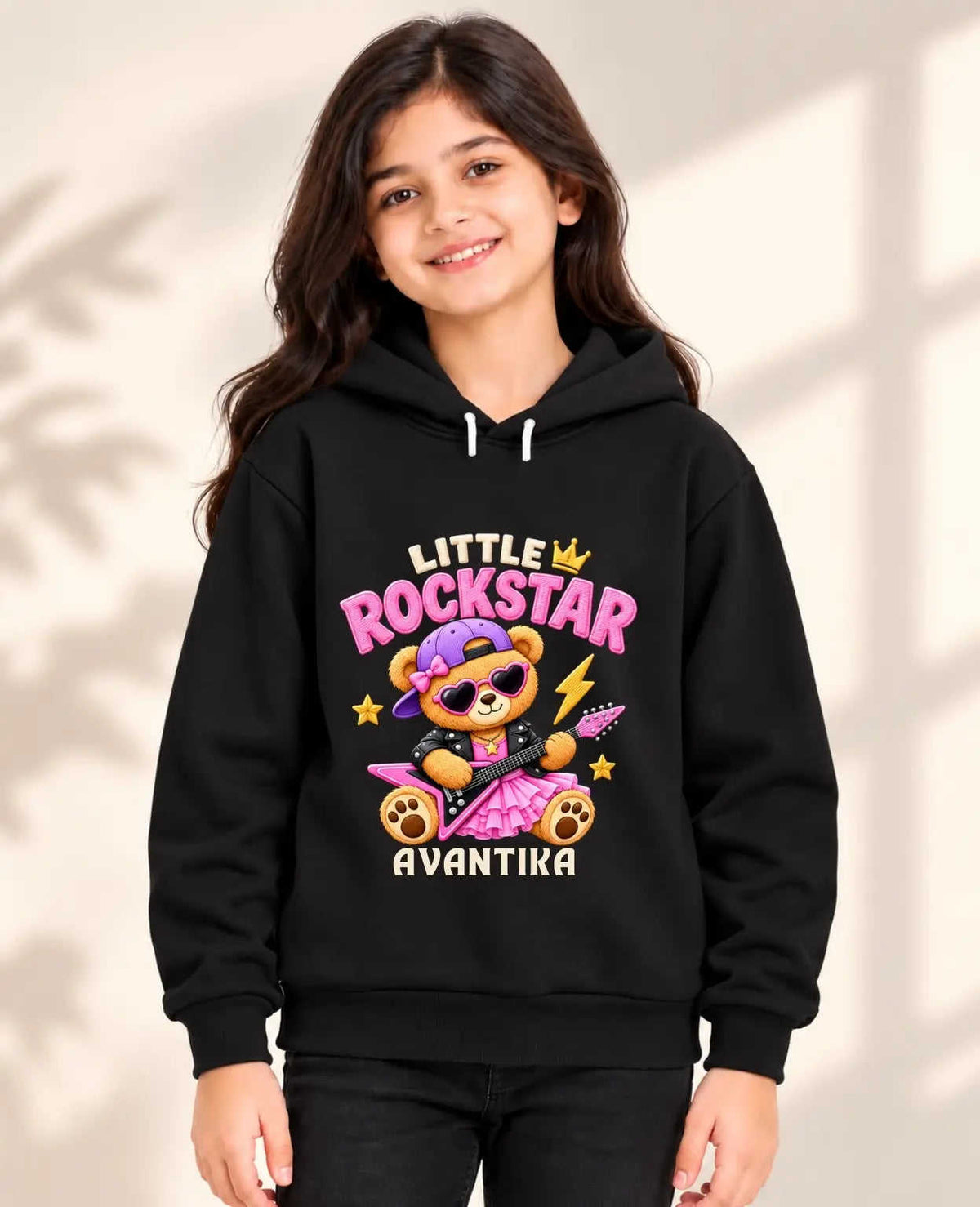 Rockstar Kid Cotton Tshirt & Hoodie Swiftsoul
