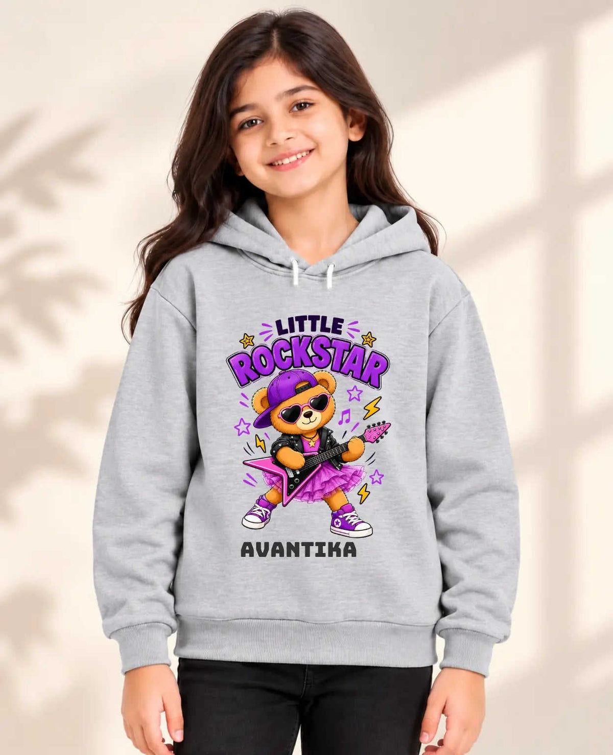 Rockstar Kid Cotton Tshirt & Hoodie Swiftsoul