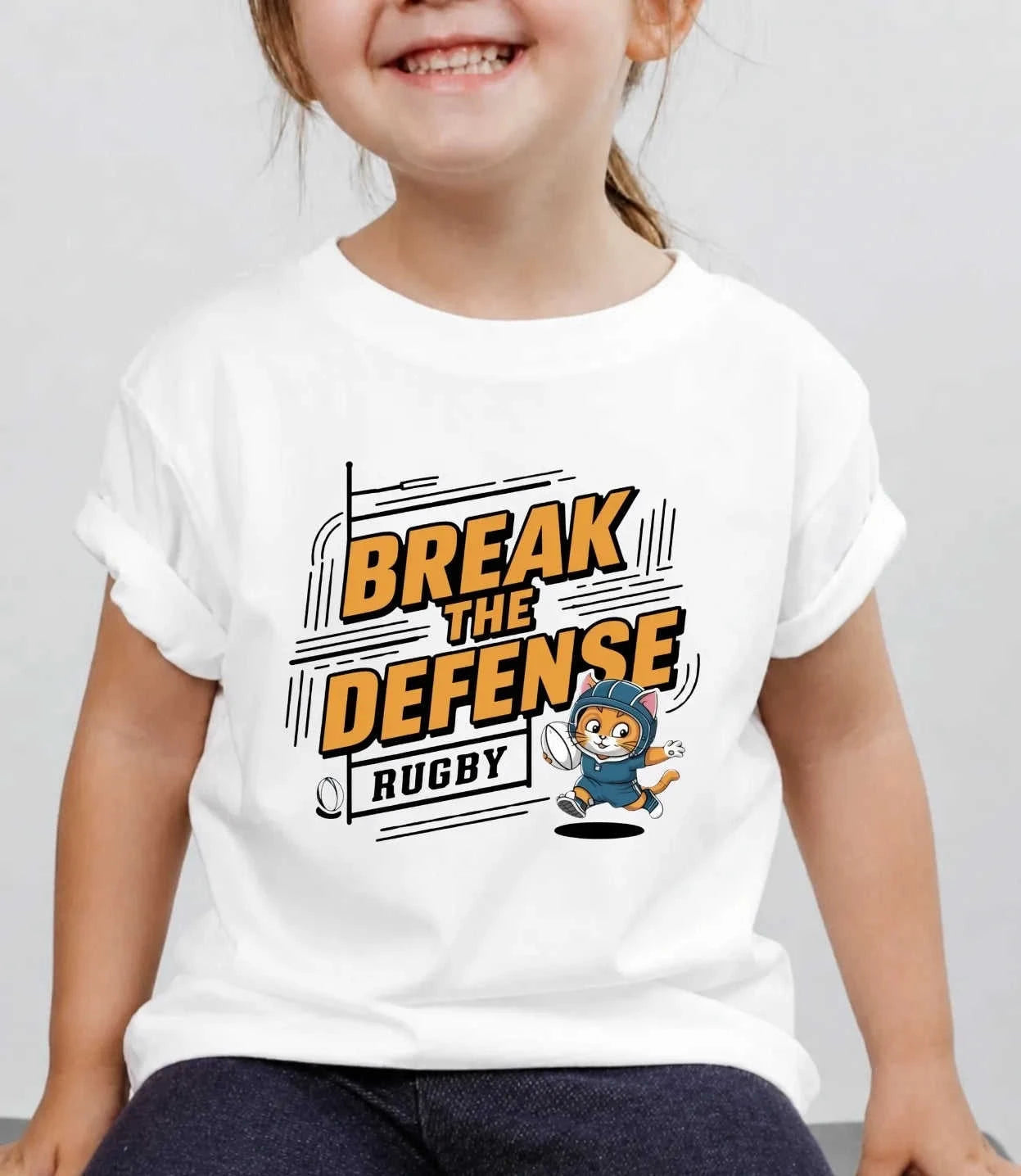 Rugby Kid Cotton Tee Swiftsoul