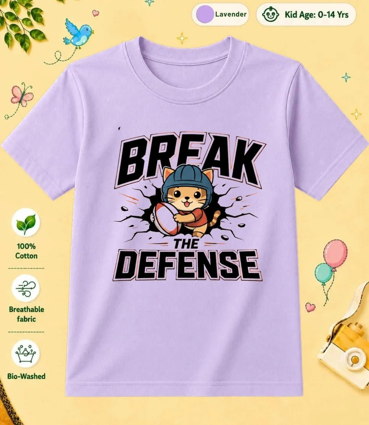 Rugby Kid Cotton Tee Swiftsoul