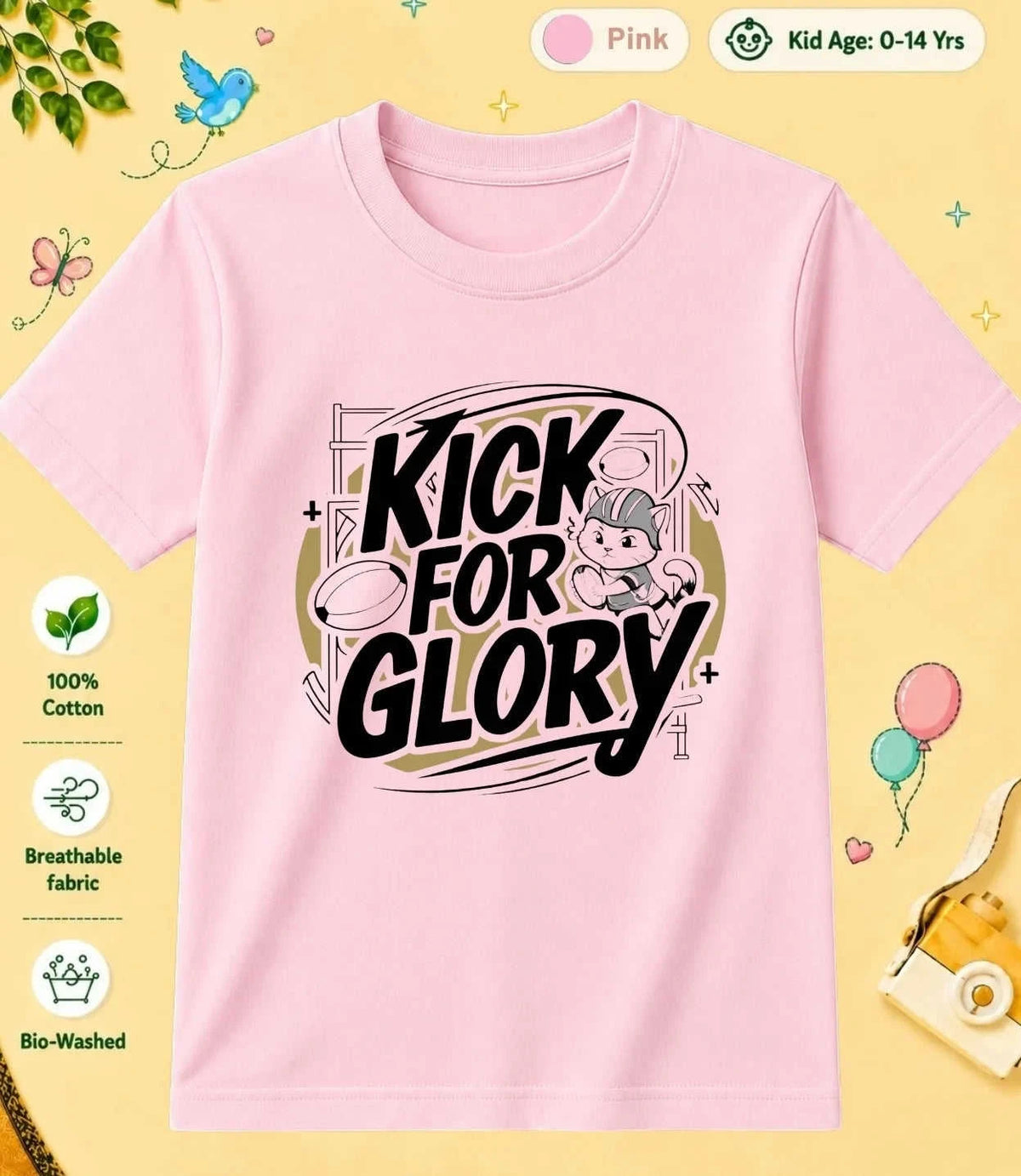 Rugby Kid Cotton Tee Swiftsoul