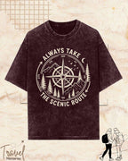 Scenic Route Vintage Adventure Cotton Tshirt Billien LLC 
